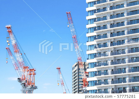 Construction site of the tower apartment Construction site of the tower apartment 57775281