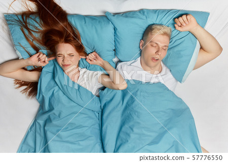 anry nervous woman closing her ears with fingers anry nervous woman closing her ears with fingers 57776550