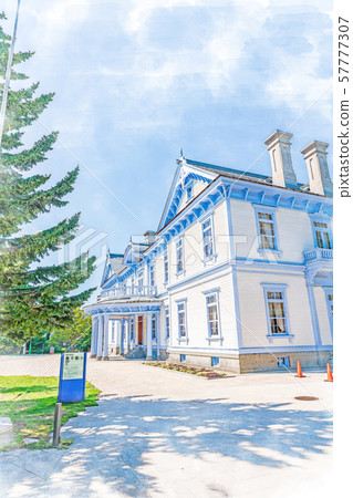 Summer in Hokkaido Nakajima Park Nationally designated important cultural property Toyohirakan 57777307