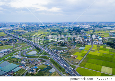 高速公路航拍照片 57777327