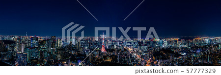 城市夜景 57777329