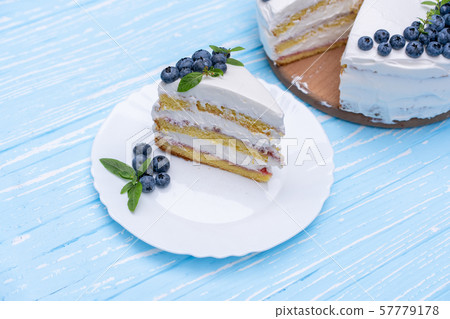 Appetizing cheesecake cake biscuit pillow 57779178