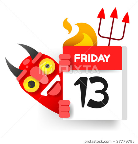 Friday 13, Great Design For Any Purposes. Black 57779793