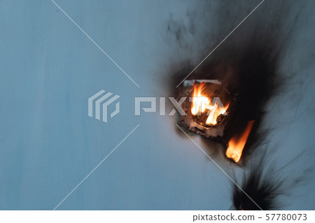 Apartment fire is caused by electrical outlet Apartment fire is caused by electrical outlet 57780073