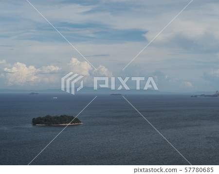 播磨道的風景,從萬葉岬眺望的播磨道的景色 播磨道的風景,從萬葉岬眺望的播磨道的景色 57780685