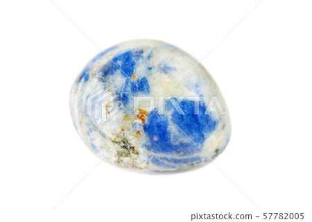 Natural Sodalite on white background 57782005