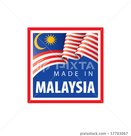 Malaysia flag, vector illustration on a white background. 57783067