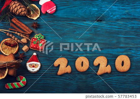 Gingerbreads for new 2020 years Gingerbreads for new 2020 years 57783453