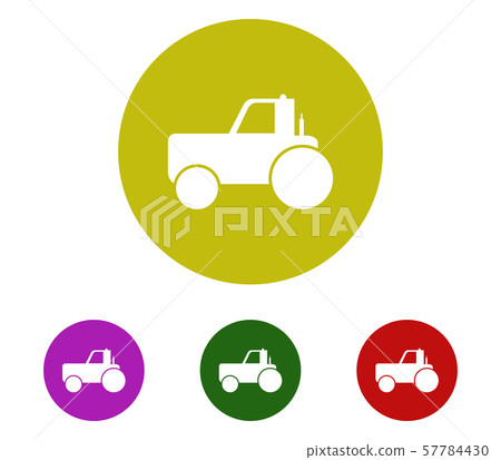 Tractor icon Tractor icon 57784430