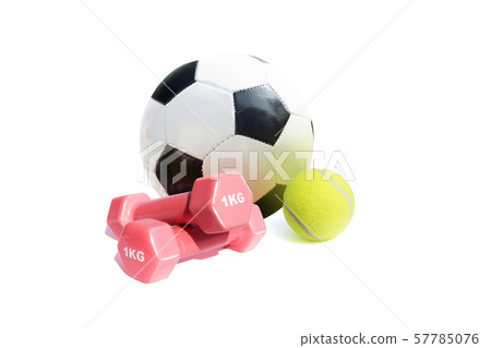 Sport equipment isolate on white background 57785076