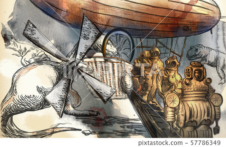 lost empire - some adventurers in prehistoric 57786349