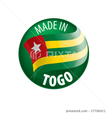 togo flag, vector illustration on a white background. togo flag, vector illustration on a white background. 57786421