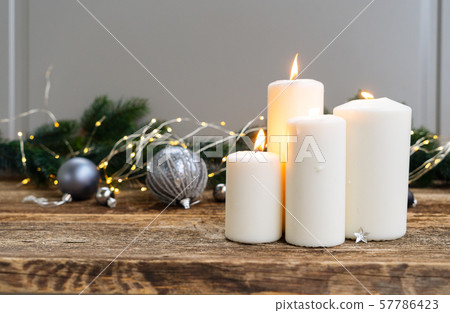 Elegant gray christmas Elegant gray christmas 57786423