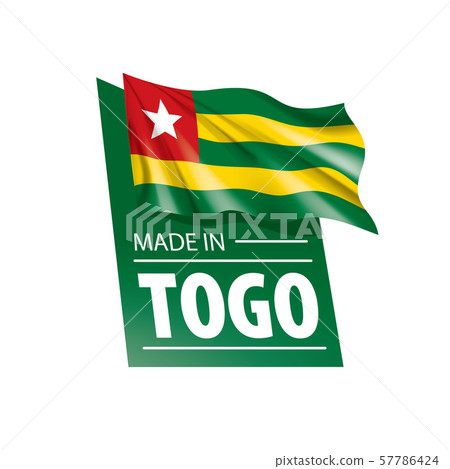 togo flag, vector illustration on a white background. togo flag, vector illustration on a white background. 57786424