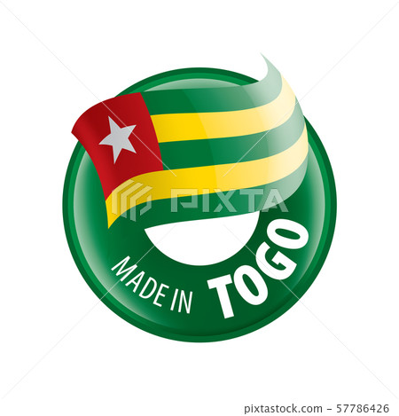 togo flag, vector illustration on a white background. togo flag, vector illustration on a white background. 57786426