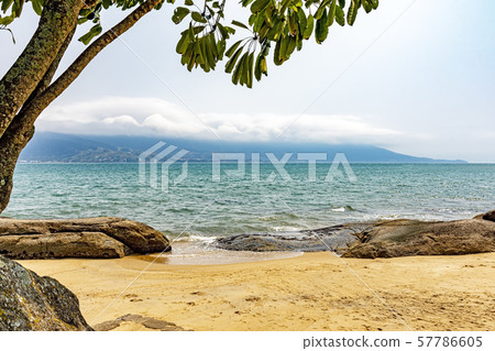 Beach on Ilhabela Island on Sao Paulo's North 57786605
