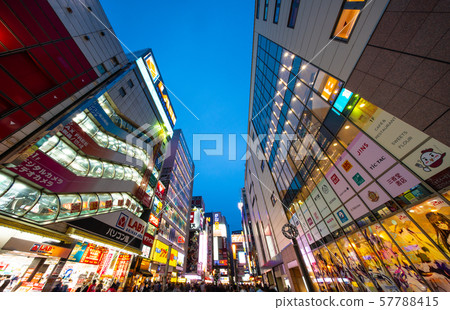 Tokyo cityscape in Japan, Tokyo and Akihabara (in front of the station crowded with foreign tourists) Tokyo cityscape in Japan, Tokyo and Akihabara (in front of the station crowded with foreign tourists) 57788415