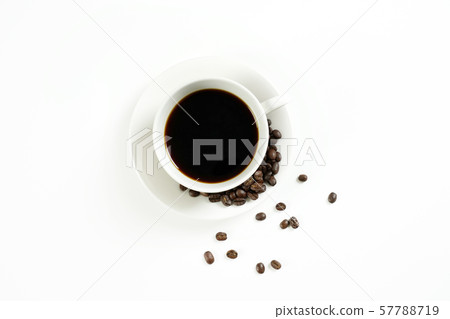 烘焙咖啡和咖啡背景 烘焙咖啡和咖啡背景 57788719