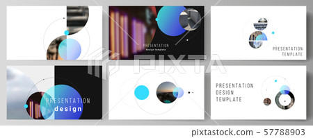 The minimalistic vector layout of the presentation slides design business templates. Simple design The minimalistic vector layout of the presentation slides design business templates. Simple design 57788903