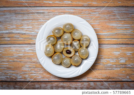 Longan fresh tropical fruit in Thailand - Longan fresh tropical fruit in Thailand - 57789665