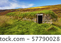 The turf houses of Hijardarhagi farm in Iceland. 57790028