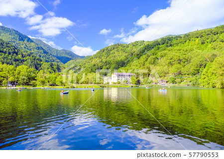 Yunoko reflecting the summer sky 57790553