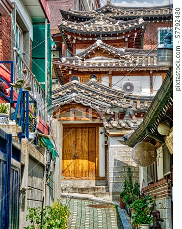 Bukchon Hanok Village, Seoul, Korea 57792480