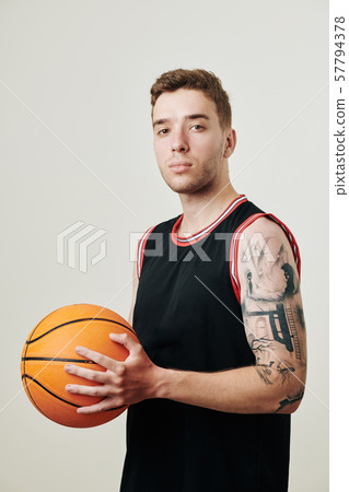 Confident basketball player 57794378