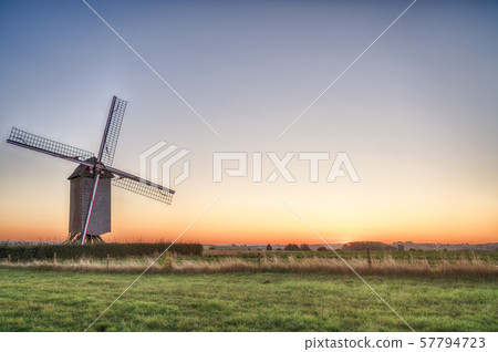 An beautiful windmill 57794723