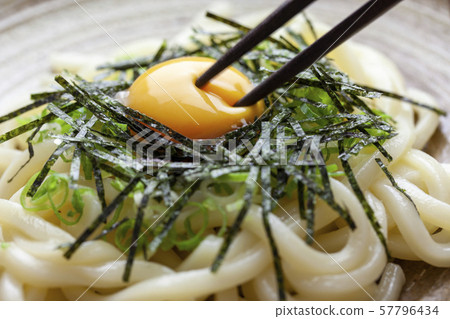 蛋黃冷烏冬面 蛋黃冷烏冬面 57796434