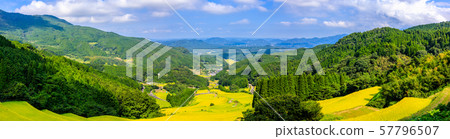 agan峨野梯田全景（佐賀縣唐津市） 57796507