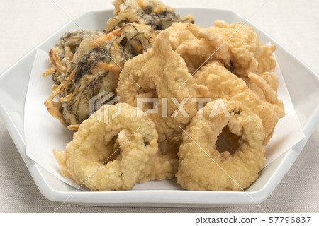 Okinawa Tempura Mozuku Tempura Goya no Tempura Marlin Tuna Tempura 57796837