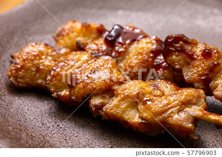 Yakitori & Bonjiri skewers (Tareyaki) Yakitori & Bonjiri skewers (Tareyaki) 57796903