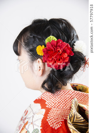 長袖和服的女人 長袖和服的女人 57797918