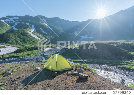 Raidorizawa Campsite Morning 57799240