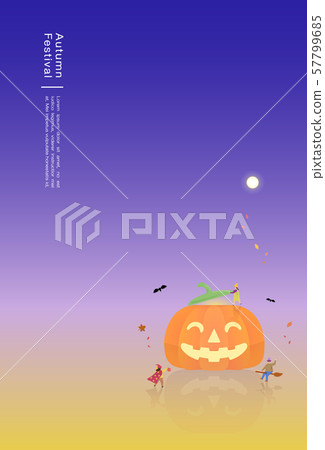 Autumn Festival minimalist illustration 10 Autumn Festival minimalist illustration 10 57799685