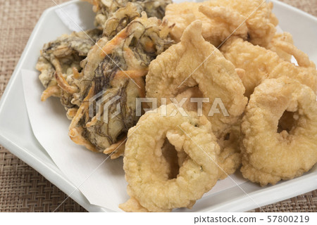 Okinawa Tempura Mozuku Tempura Goya no Tempura Marlin Tuna Tempura 57800219