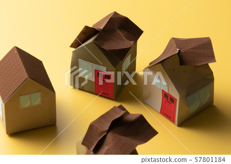 Disaster image paper craft Disaster image paper craft 57801184