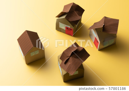 Disaster image paper craft Disaster image paper craft 57801186
