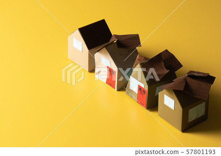 Disaster image paper craft 57801193