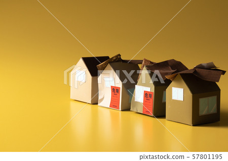 Disaster image paper craft Disaster image paper craft 57801195