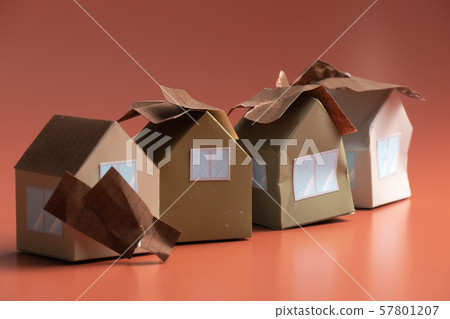 Disaster image paper craft Disaster image paper craft 57801207