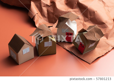 Disaster image paper craft Disaster image paper craft 57801213