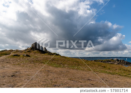 View of the Island of Batz in summer 57801714