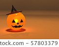 Jack O Lantern Halloween right swing 57803379