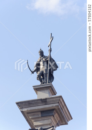 Statue of Polish King Sigismund III in Warsaw 57804182