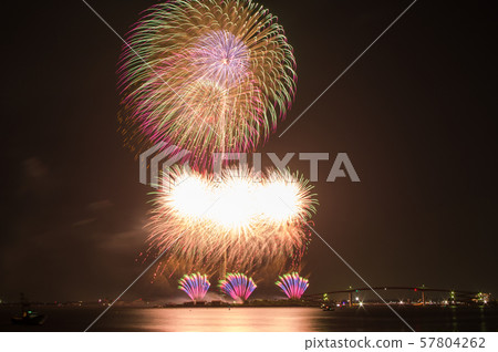 Fireworks festival in Kisarazu Fireworks festival in Kisarazu 57804262