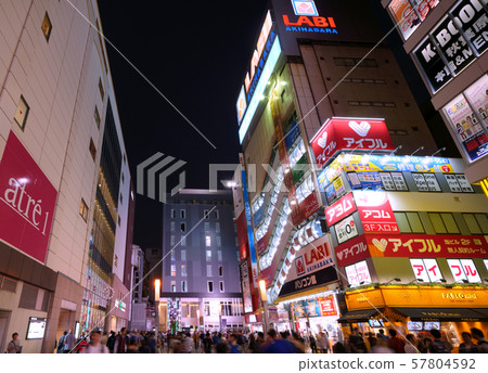日本東京城市景觀在東京秋葉原站前開發 57804592