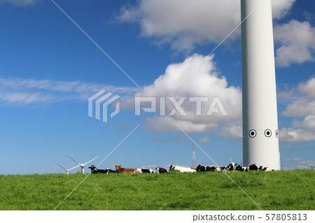 Windmills in Tomae Windmills in Tomae 57805813