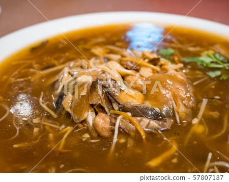 closeup mix seafood soup in taiwan closeup mix seafood soup in taiwan 57807187